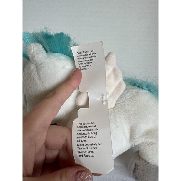 Nwt Walt Disney World Theme Park HERCULES Pegasus Baby Pony Horse Plush Toy Rare - Picture 4 of 6